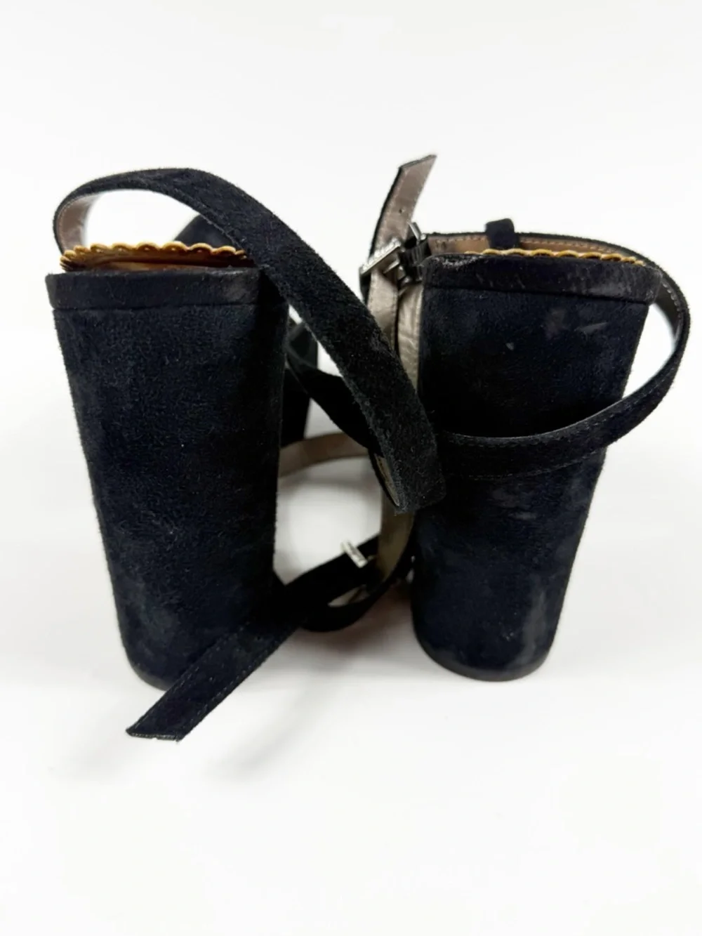 Sam Edelman Mara Black Suede Platform‎ Shoes 8.5